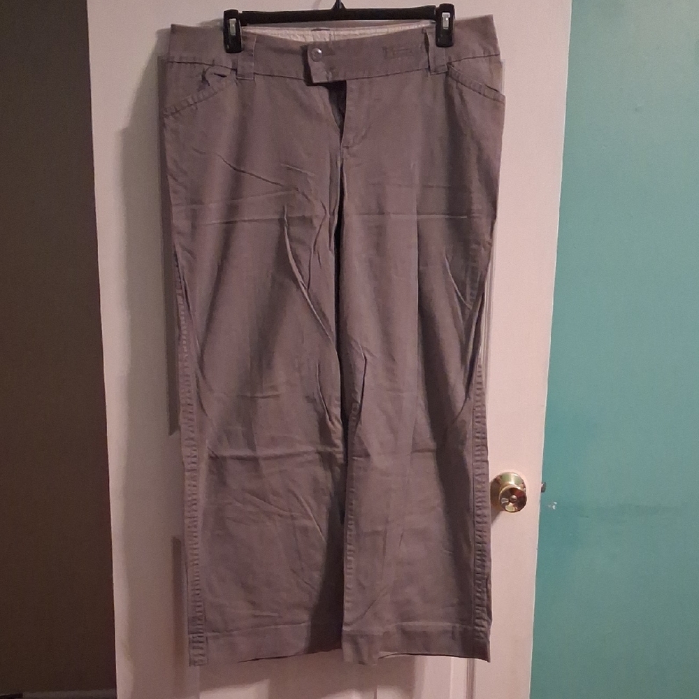 Wide Leg Gray Trouser Pants